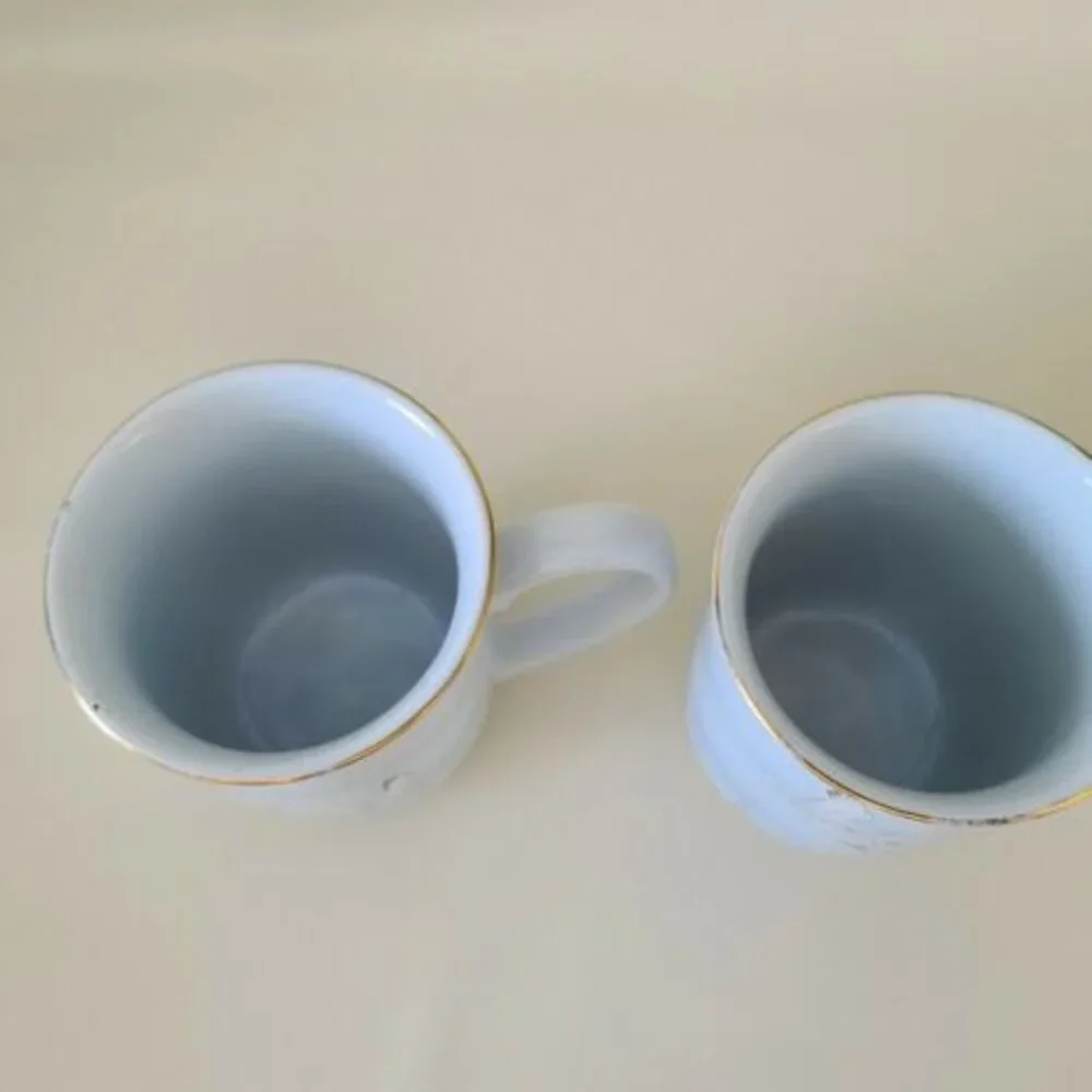 Otagiri Seagulls Seaside Waterfront Lighthouse Nautical Coffee Mugs Set of 2